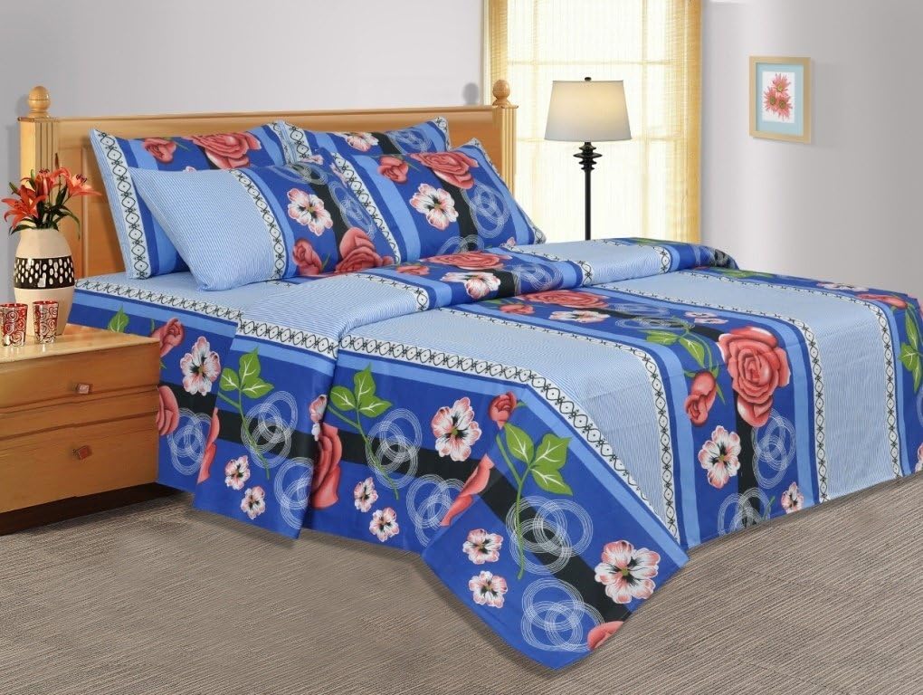 Salona Bichona Bed Sheets Polycotton Double Size Bedspreads