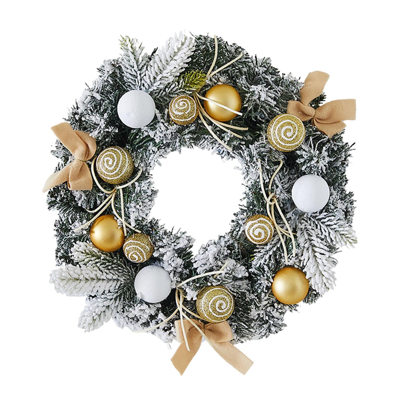 AMSLSIU Door Hanging Wreath Wall Decor Artificial Home Festival Ornament Collection Supplies Porches Front Door Wreath Walls