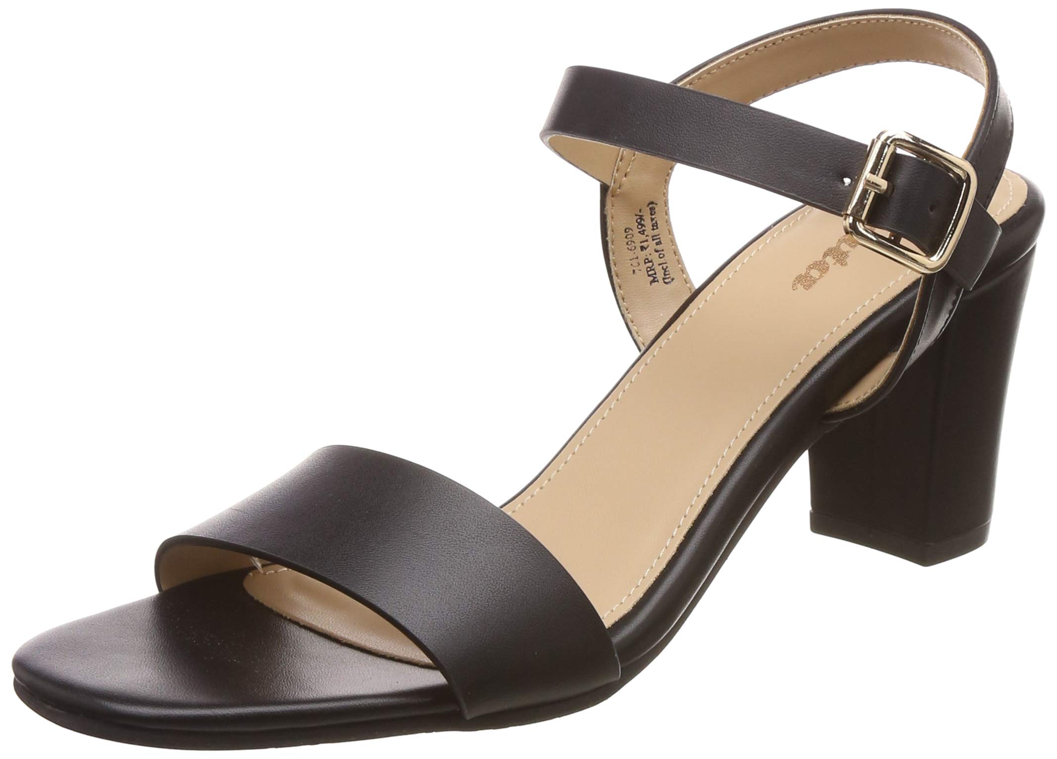 BATA Women Cross Black Fashion Sandals8 (7616909) (B07N48XWN5) Amazon Price History, Amazon Price Tracker
