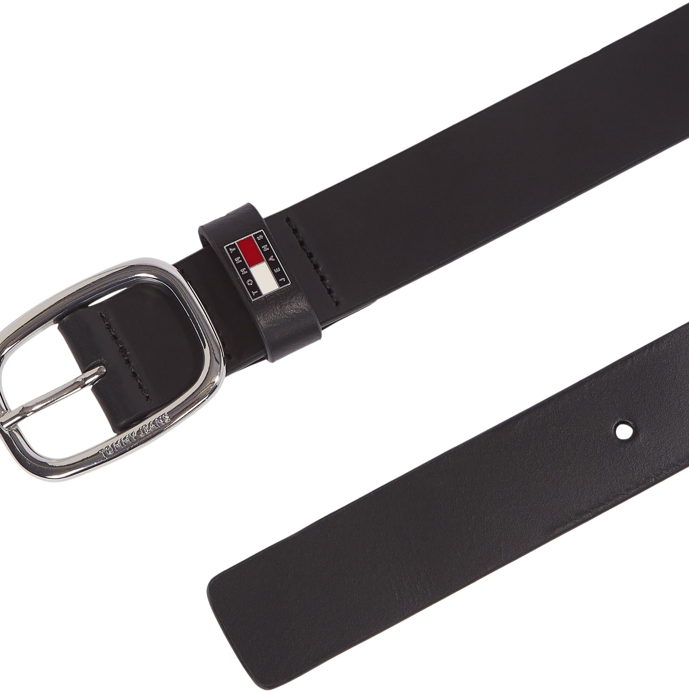 Tommy Jeans Cinturón Mujer Oval Cinturón de piel