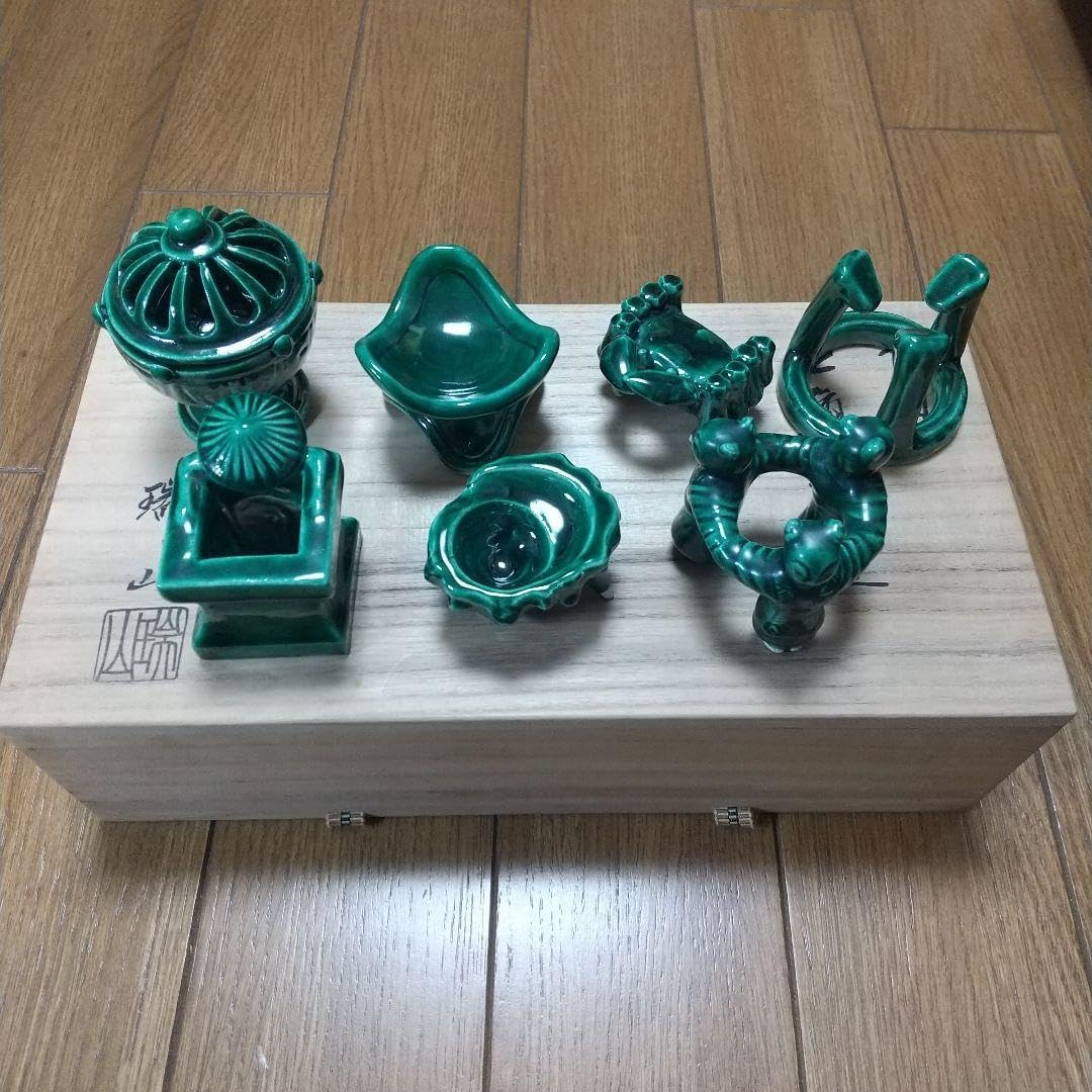 b308 【新品・未使用】香合 灰釉布袋 三武信家 木箱 茶道具 b308 【新品・未使用】香合 灰釉布袋 三武信家 木箱 茶道具