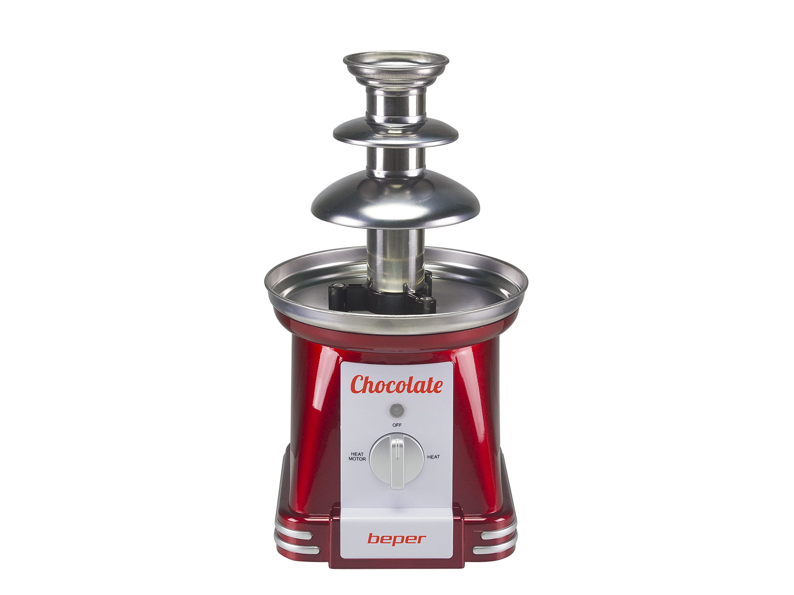 BEPER P101CUD200 Fontana di Cioccolato 750 ml XXL - Fontana di Cioccolato Cascata a 3 Livelli