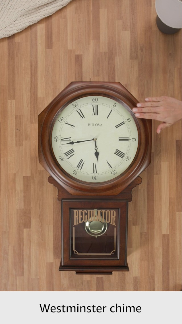 Amazon.com: Bulova C3543 Ashford Wall Clock | 25