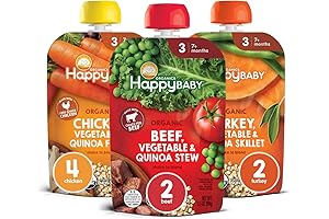 Happy Baby Stage 3 Chicken Pouches: Delicious Variety Pack