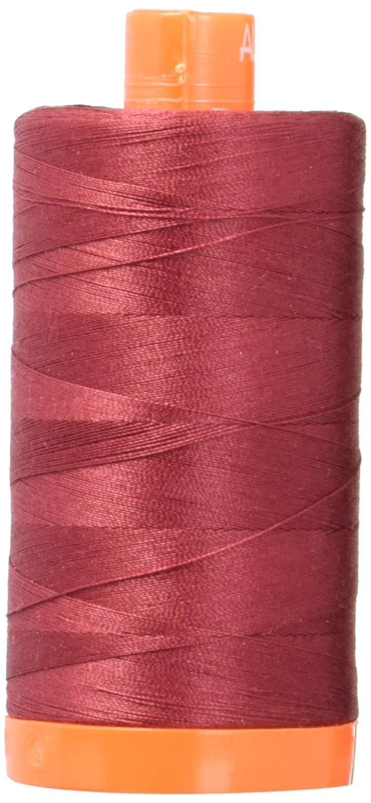 Fil de coton mako broderie machine Aurifil 50 WT rouge carmin longue durée