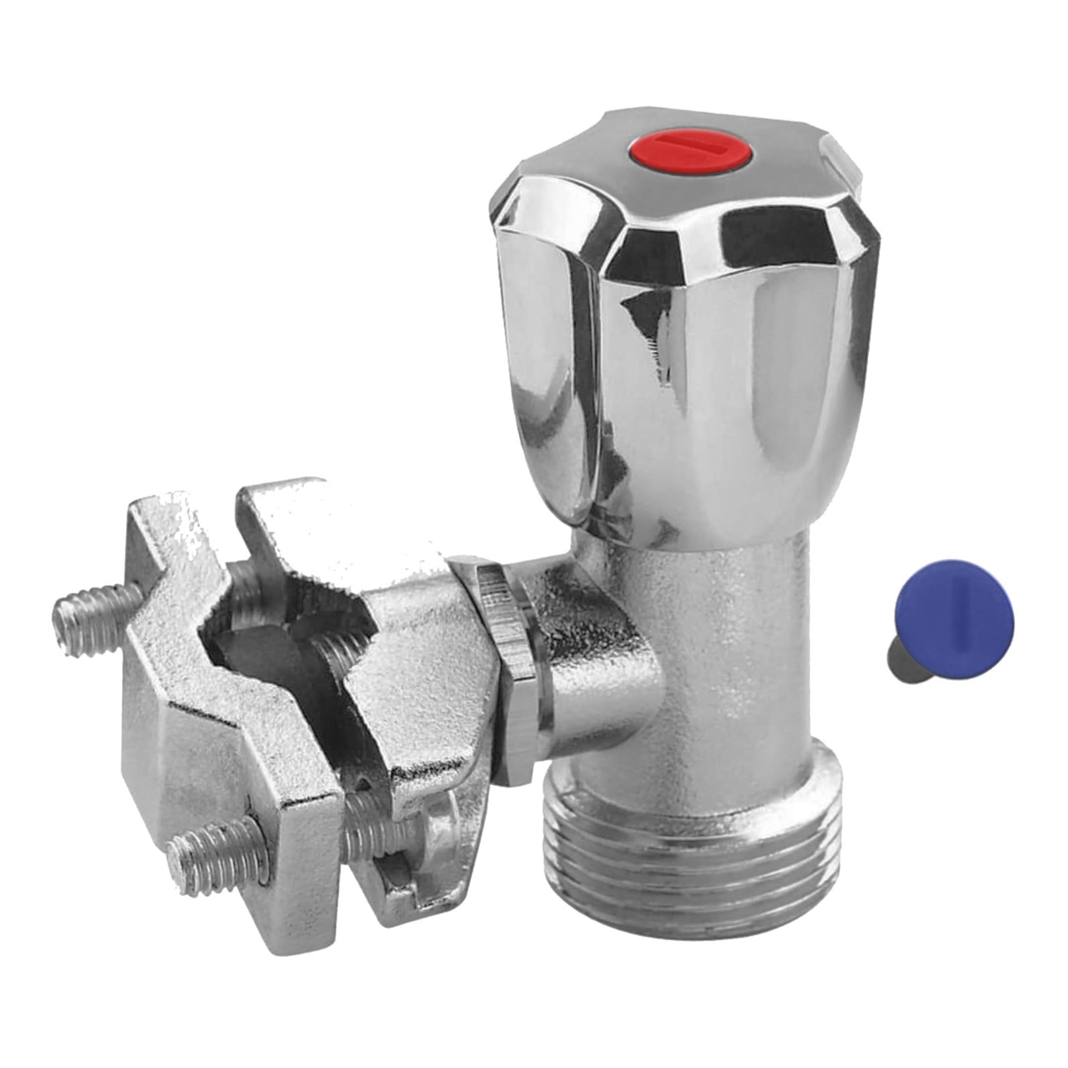 FNX Bathrooms Chrome Brass Washing Machine Dishwasher Self-Cutting Tap Bore (Dia) 15mm X 3/4" from B&Q