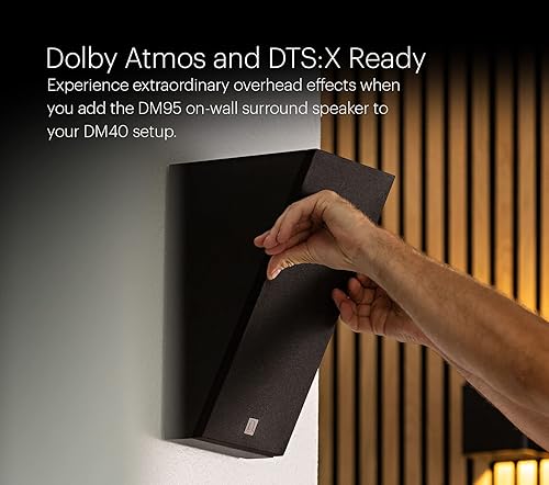 Miniatura 4 de Definitive Technology Dymension DM40 - Altavoz de torre delgado, matrices bipolares ajustables, (4) woofer de rango medio de 4.5 pulgadas y tweeter,