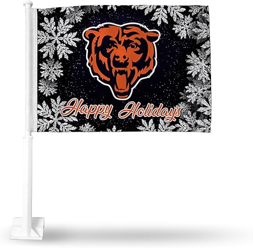 Miniatura 13 de Rico Industries NFL - Bandera de doble cara para automóvil, accesorio para auto B07NHSRDX2