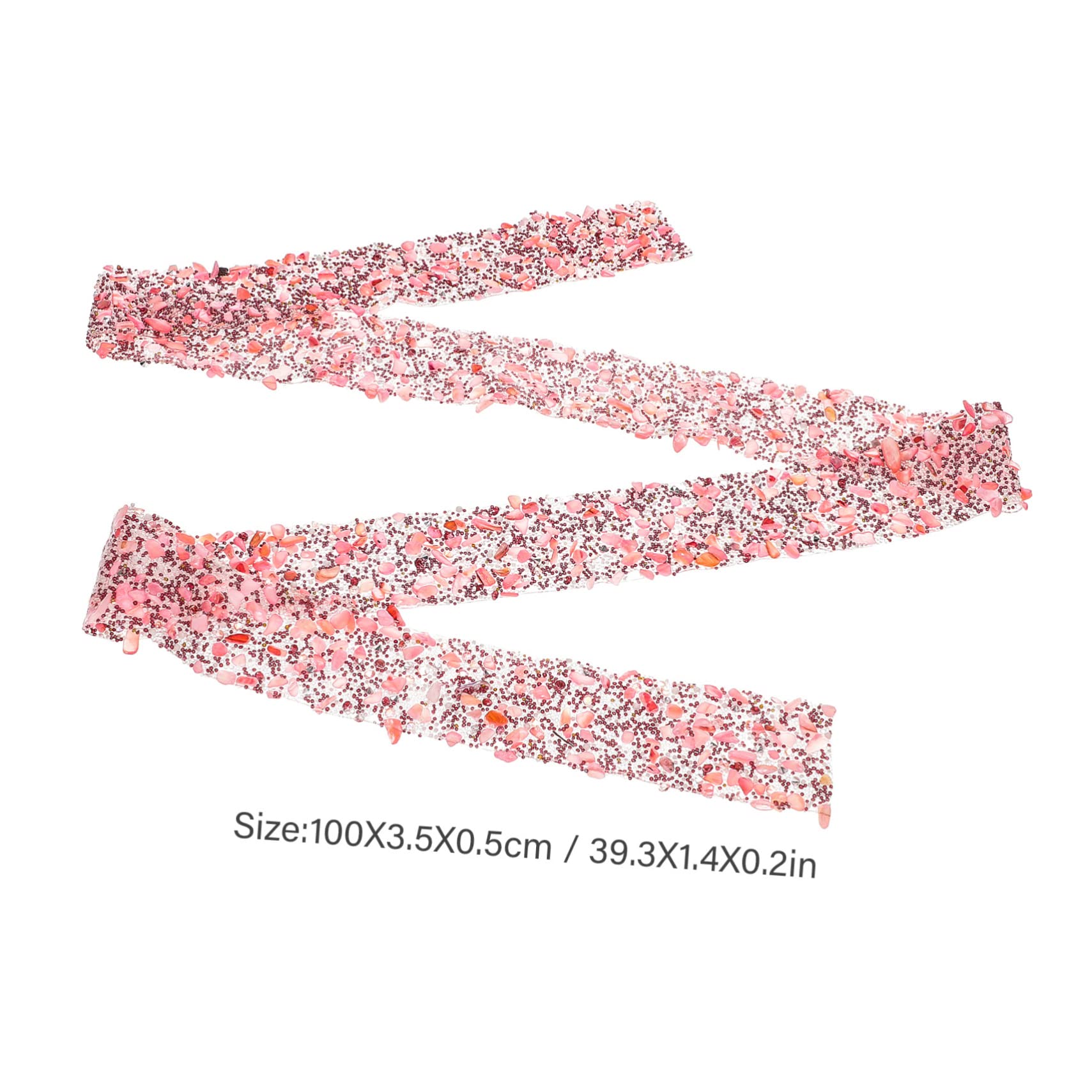 ARTIBETTER 1Roll Wide Crystal Rhinestone Decorative Trim Multi Functional DIY Clothes Accessory Replaceable Costume Ribbon for Handmade Crafts for Clothing Shoes and Accessories