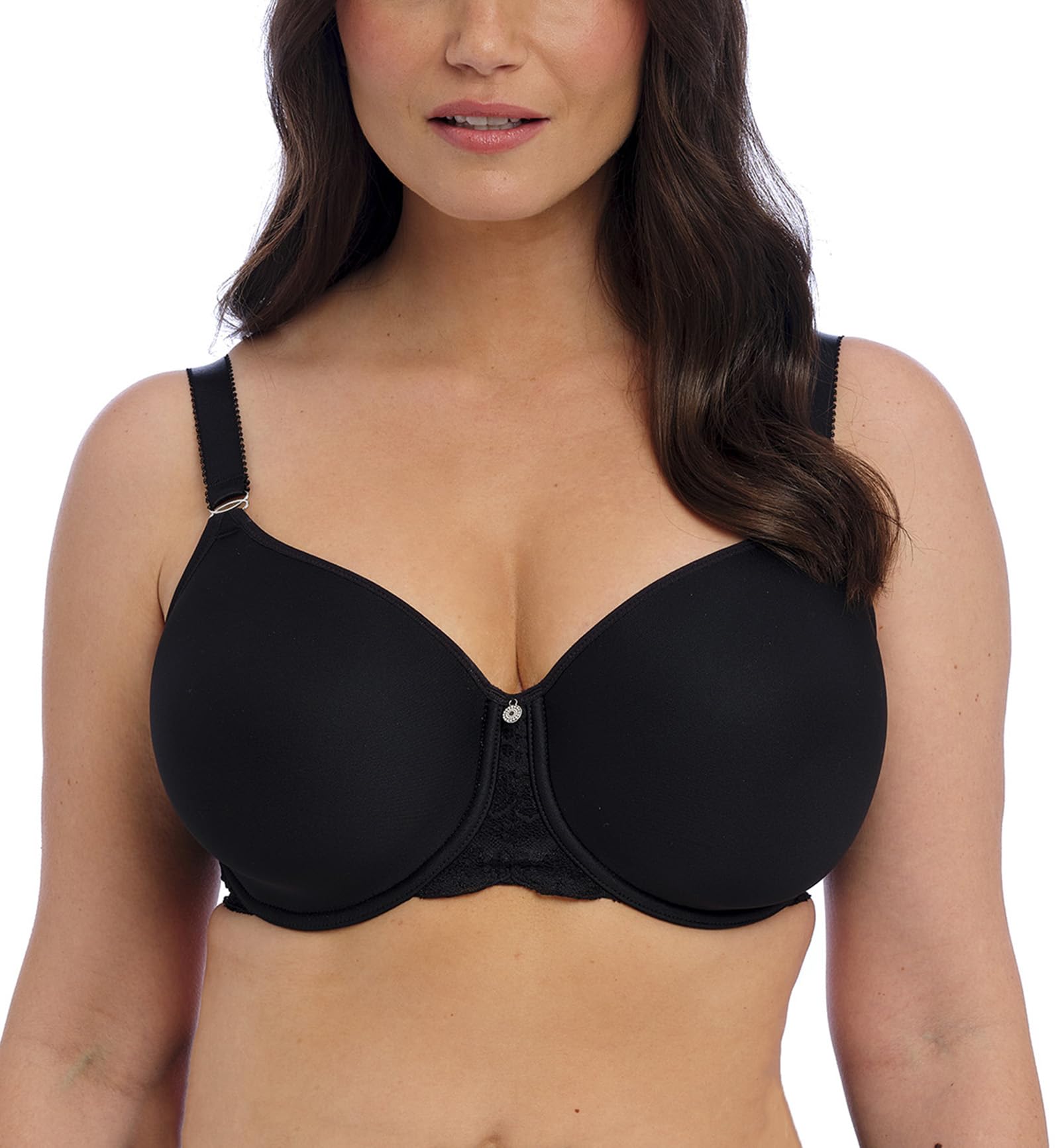 Fantasie Women's Reflect Underwire Bandless Spacer T-Shirt Bra, Black, 40DD