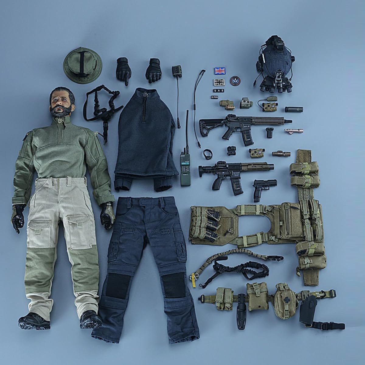 Amazon | HiPlay MINITIMES 1/6 ミリタリー フィギュア M050 可動