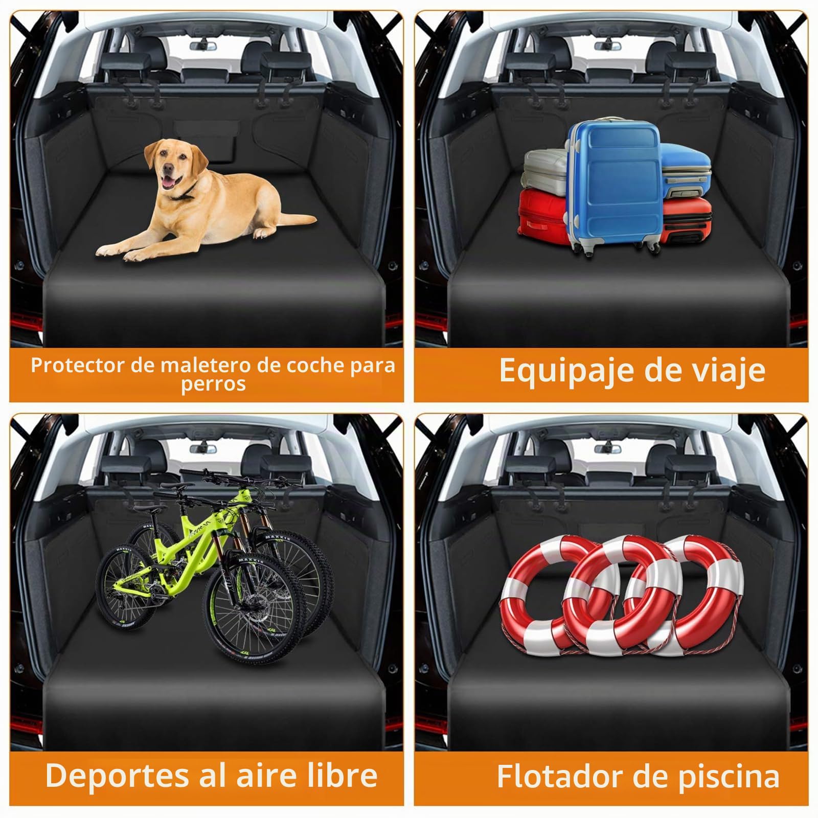 Funda Maletero de Coche Perros, para Dacia Jogger 2022-2025 Protector de Maletero Impermeable Antideslizante de Coche Cubierta