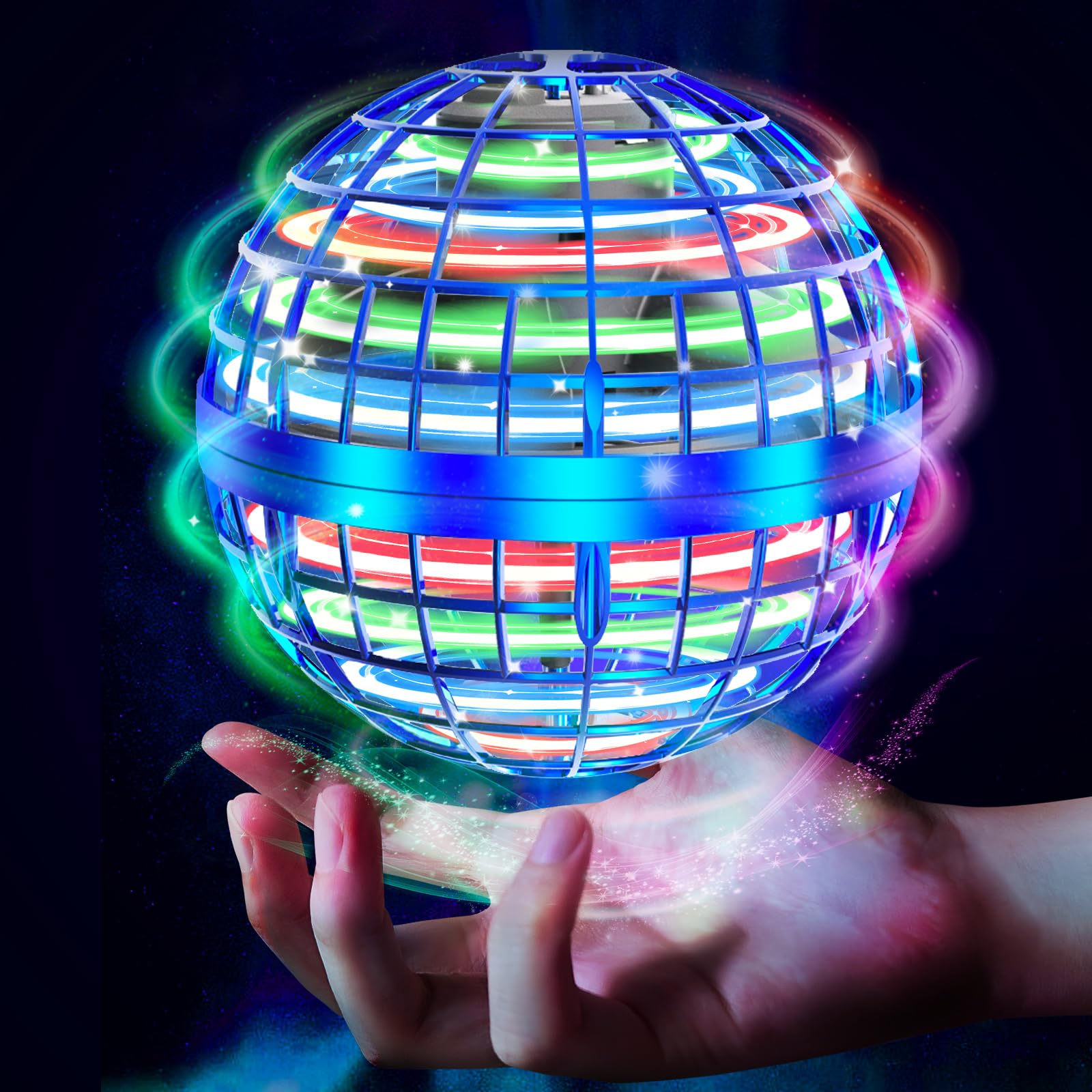 Sponsored Ad - Tikduck Flying Orb Ball 2025 Toys Soaring Hover Boomerang Spinner Hand Controlled Mini Drone Cosmic Globe Spinning Kids Adults Outdoor Birthday Gift Cool Stuff for Boys Girls 6 7 8 9 10+ Year Old