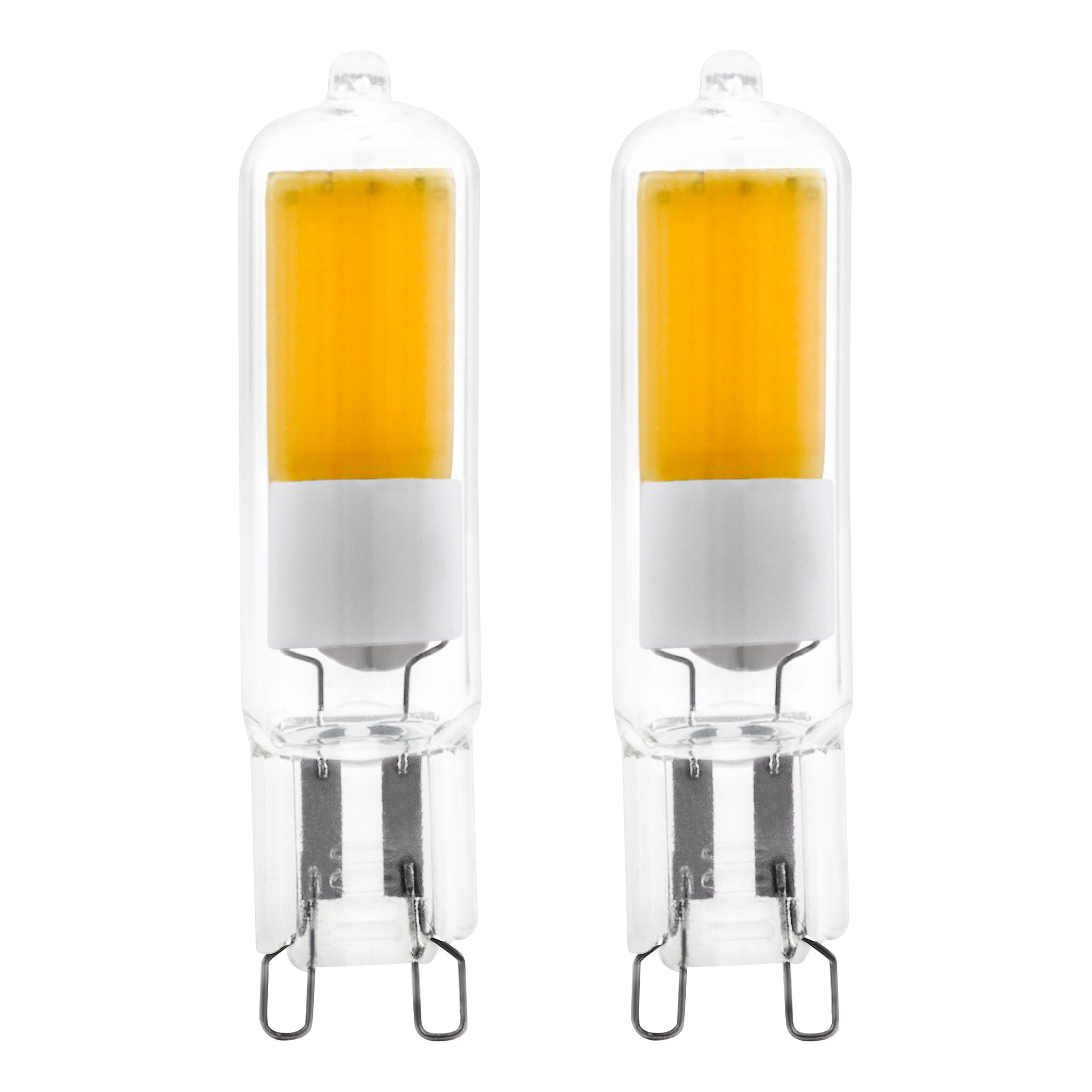 Eglo G9 LED dimmable Bulbs, 2-Pack pin Base Lamps, Bulb Base