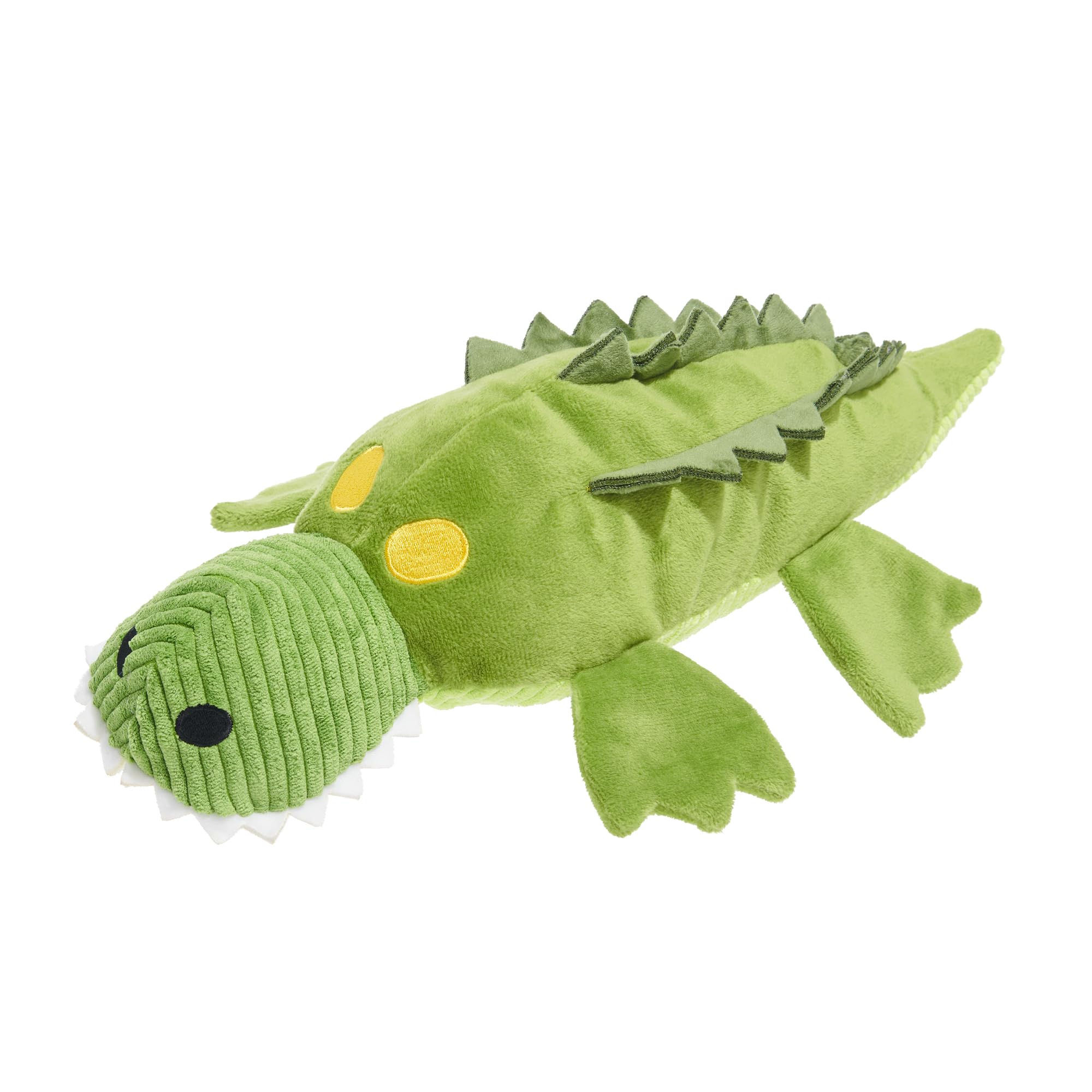 Barkbox BARK Karri Crocodile green plush dog toy