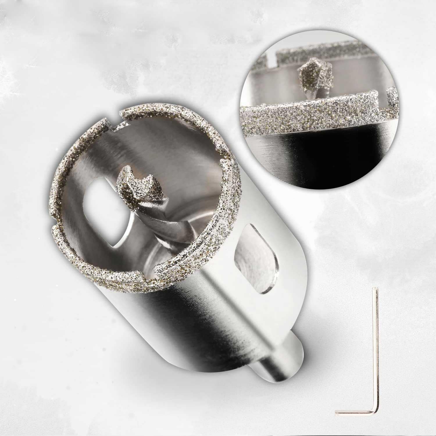 Diamant-Lochsägen, Glas-Lochsägen-Bohrer mit zentrierter Spitze für Diamant-Lochsägen, Glas-Lochsägen-Bohrer mit zentrierter Spitze für