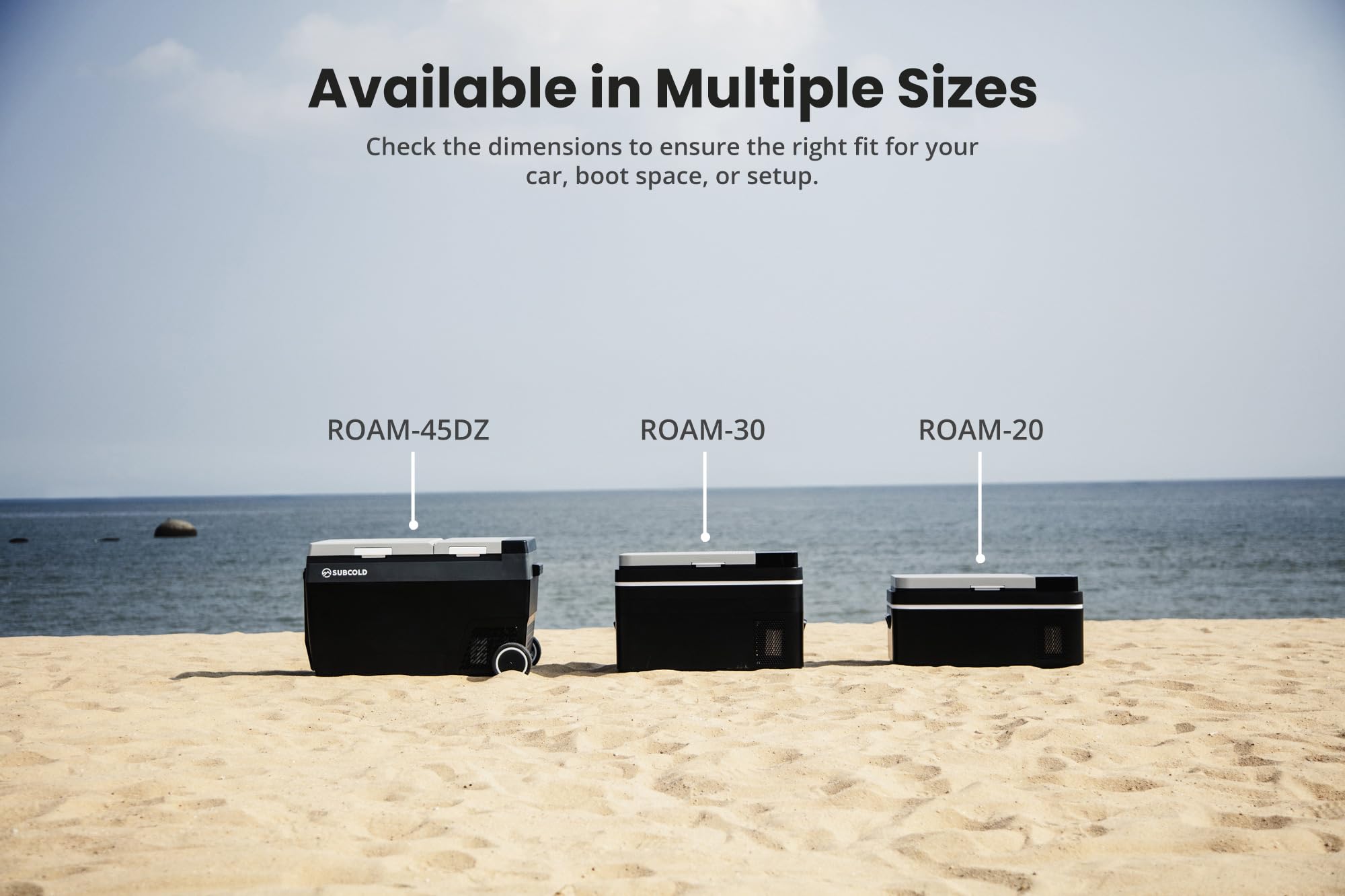 Subcold Roam30 Portable Car Fridge Freezer 30L – 12V/24V/240V Compressor Cooler with App Control, Eco/Max Modes, Battery Protection, Low Noise 44dB – for Cars, Camping, Road Trips & Off-Grid Use - 5