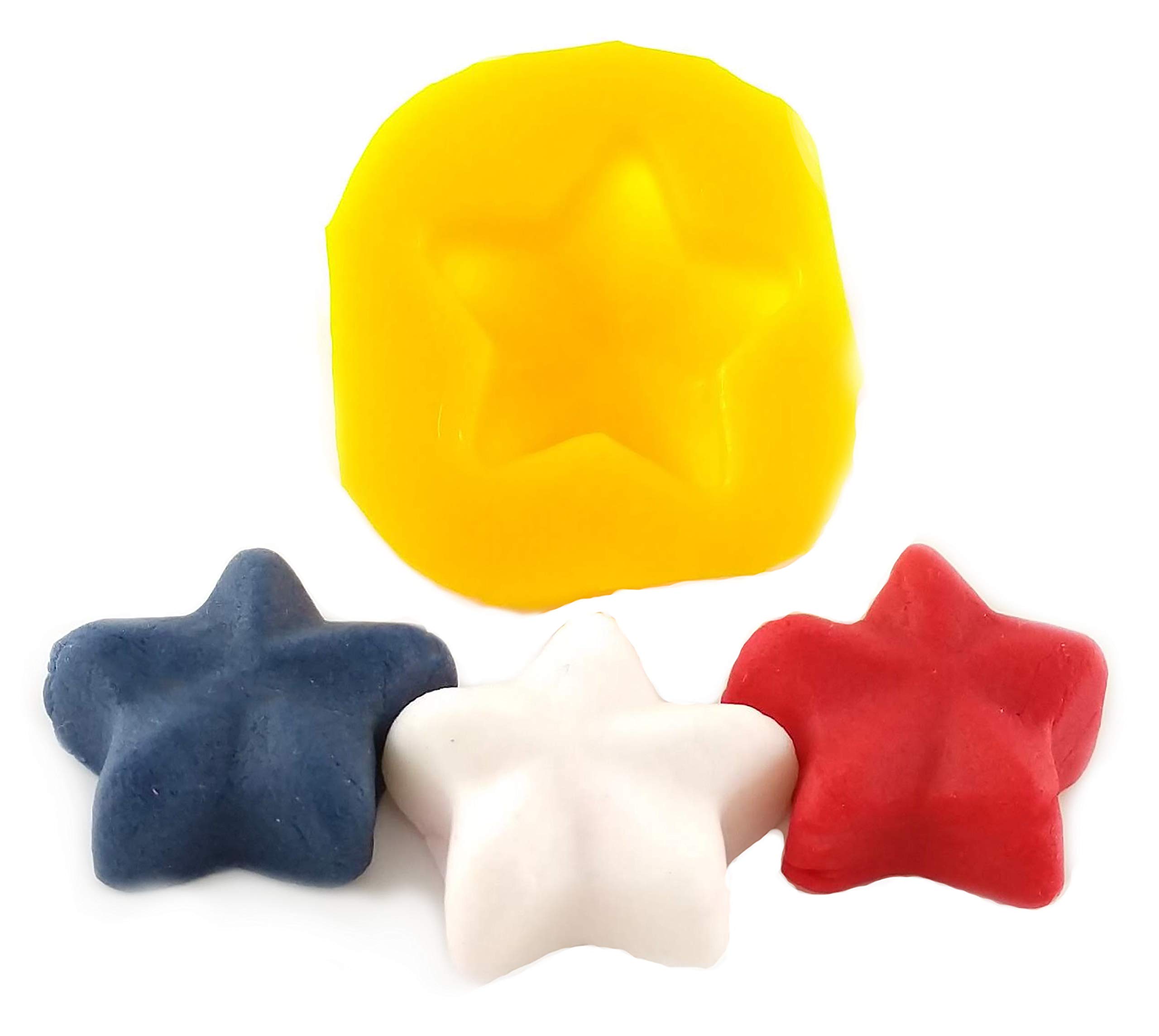 Moldes flexibles, diseño de estrella (20 cavidades) – Moldes de menta de queso crema – Candy Melts – fondant – Caramelos – Moldes de caramelo suaves