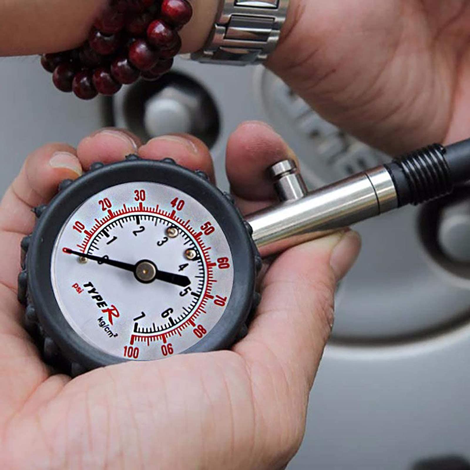 Keenso - Manometro digitale per pneumatici da 0 a 200 psi, misuratore