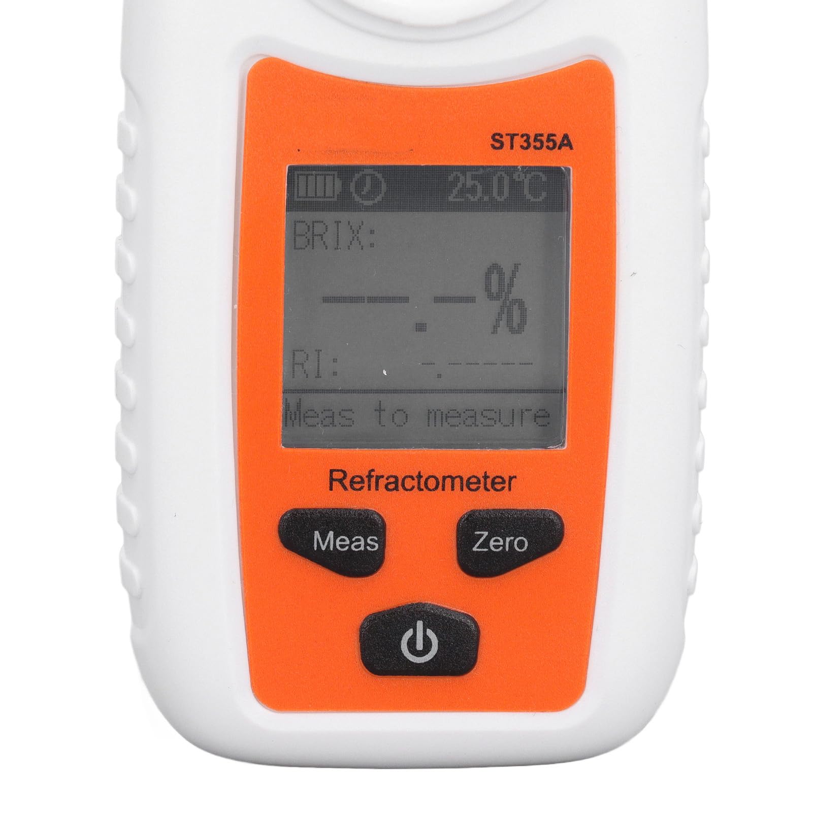 FTVOGUE Medidor de Azúcar de Mano Refractómetro Portátil con Compensación Automática de Temperatura para Jugo de Frutas Elaboración de Bebidas de Vino 0-55% Contenido de Azúcar Pantalla LCD Sensor
