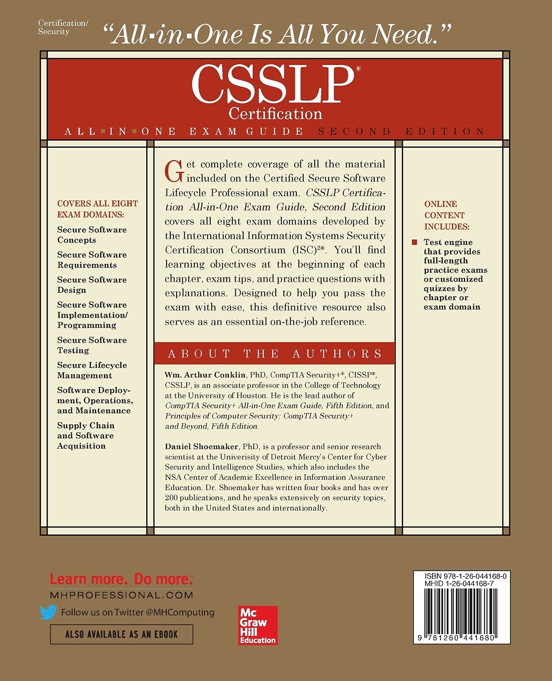 CSSLP Certification All-in-One Exam Guide, Second Edition