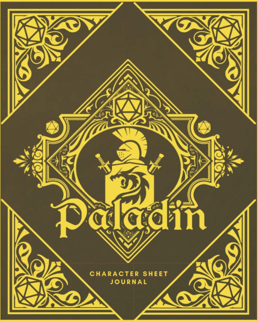 Paladin Character Sheet Journal: DnD Notebook With 50 Character Pages and 100 Mixed Pages (Lined, Graph, Hex & Blank)For Role Playing Fantasy Games I ... Sheets Journals - Class Design Covers)