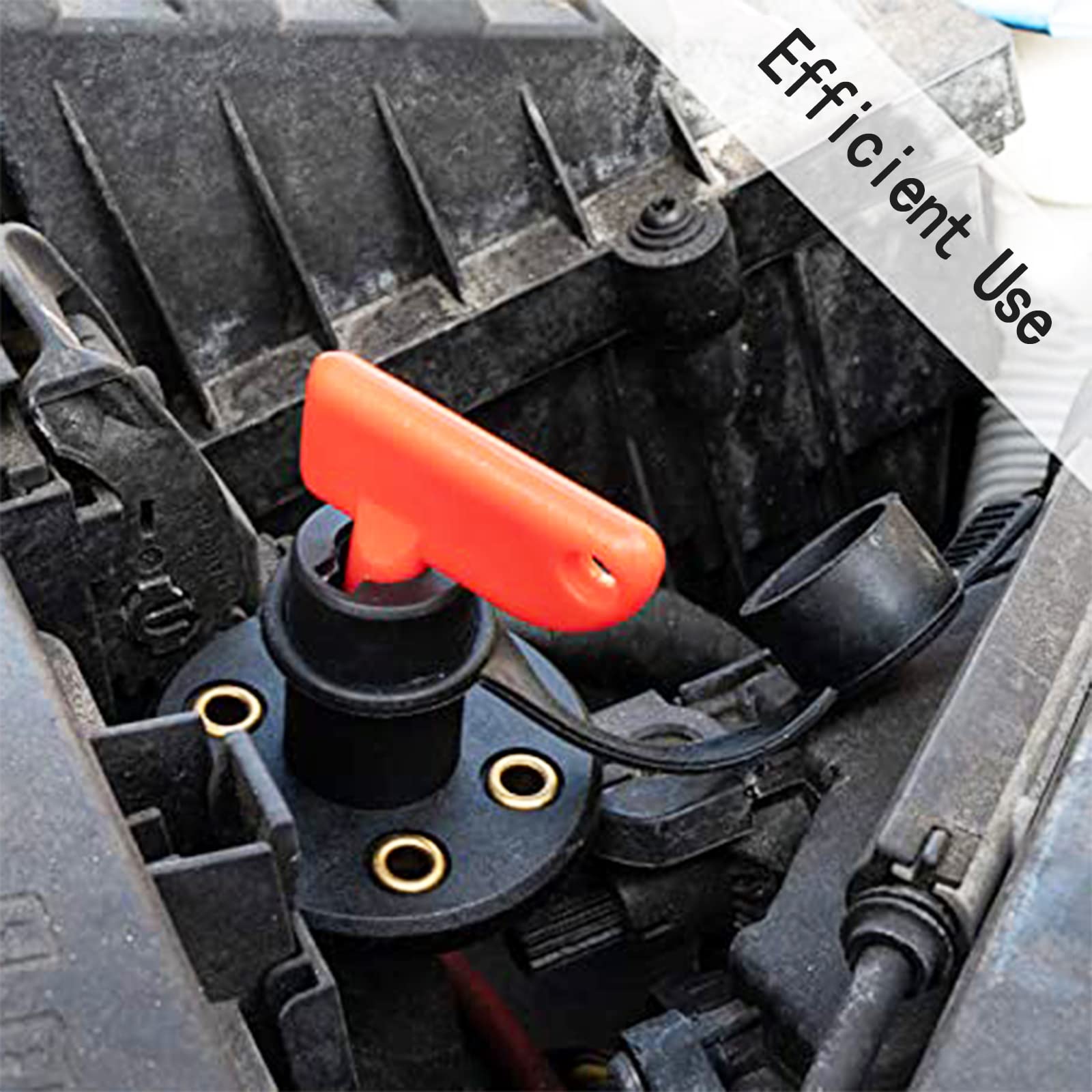 6 Stuks Sleutel voor Batterij Hoofdschakelaar, Scheidingsschakelaar voor Accu-Hoofdstroomschakelaar, Accuhoofdschakelaar, Gelden voor Kill-Schakelaar voor Auto, Boot(Rood