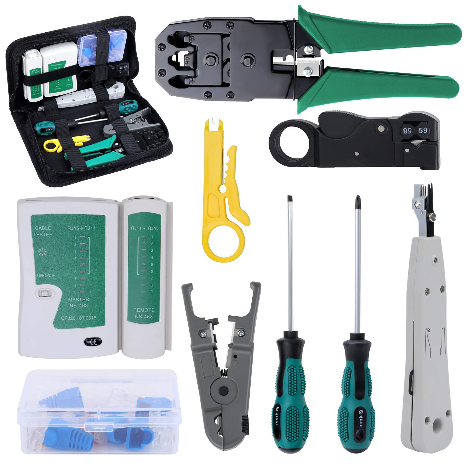 Hseamall 13 In 1 Portable Lan Network Repair Tool Kit | Desertcart INDIA