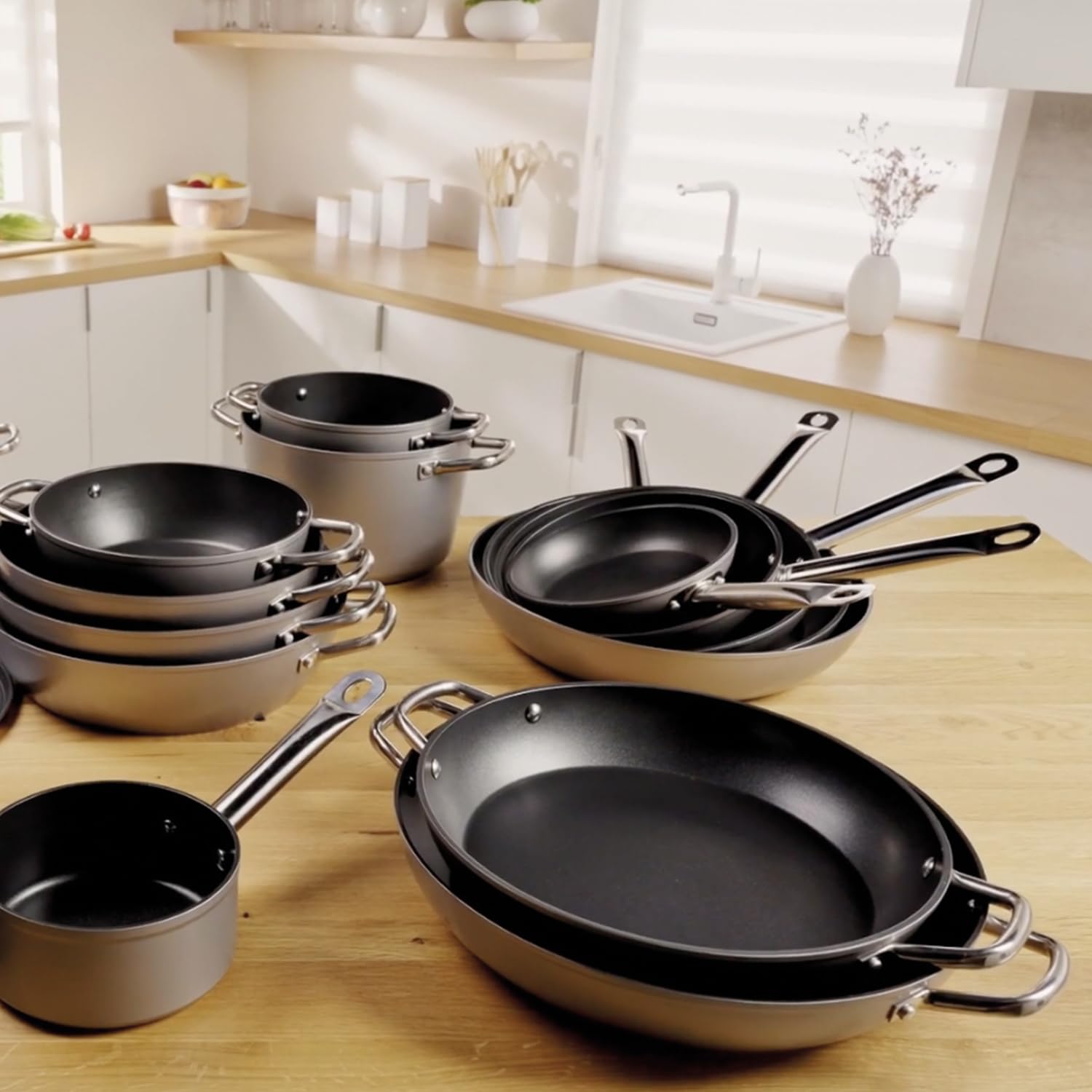 Tescoma GrandCHEF+ Bratpfanne 36 cm Antihaftbeschichtung induktionsgeeignet spülmaschinenfest