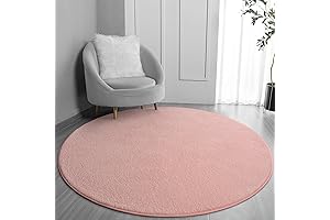 flydoit Pink Round Rugs
