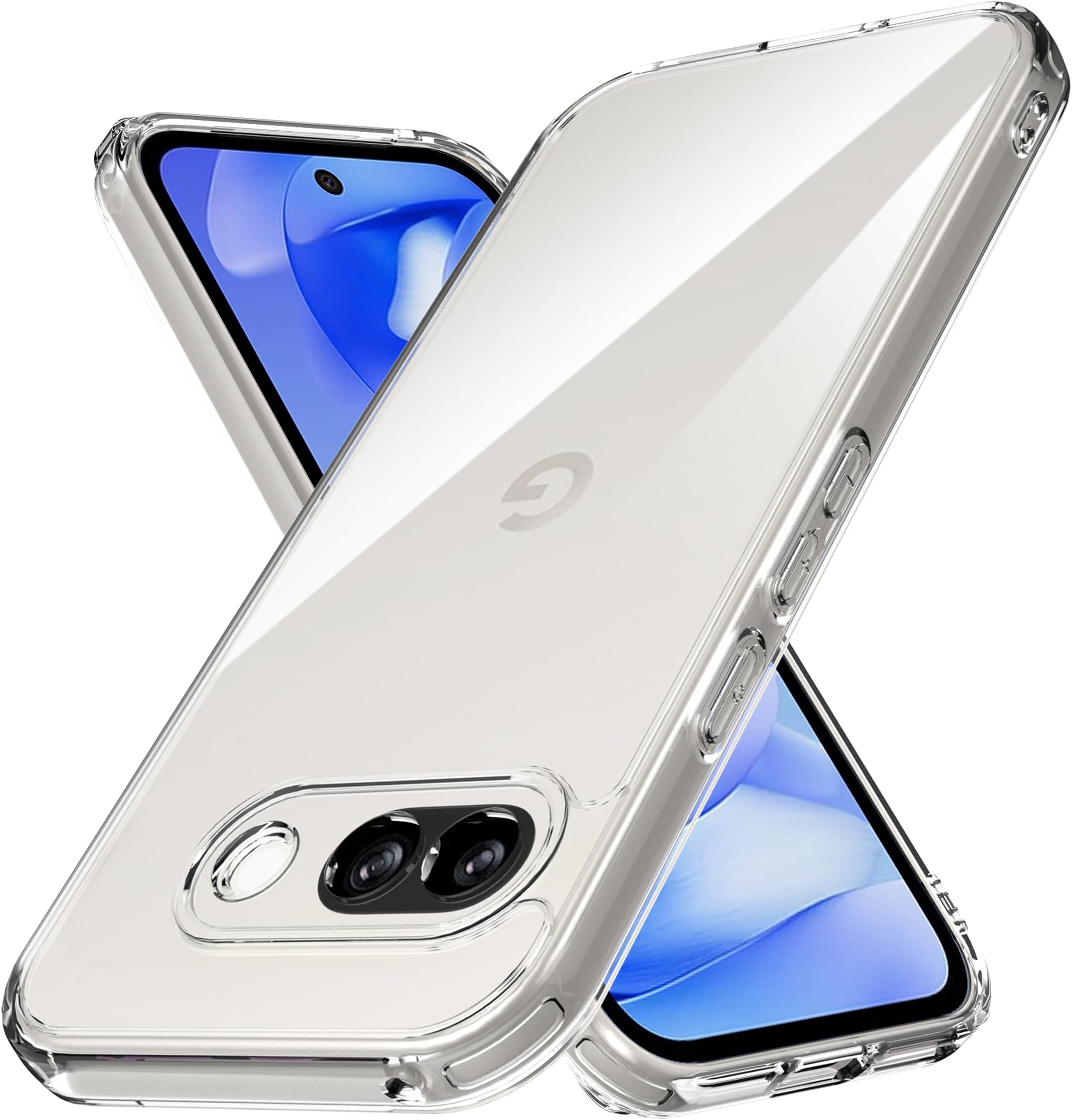 Designed for Google Pixel 9a Case Clear Cover Phone Case [Anti Yellowing] .Military-Grade Shockproof.Ultra-Thin Drop-Proof and Ultra-Soft .for Pixel 9a