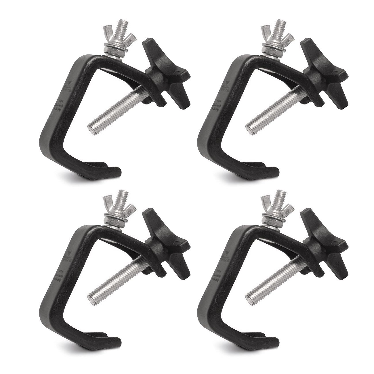 (4) Chauvet CLP-03 Standard C Clamps Light Mounting Lighting Truss Mounts CLP03