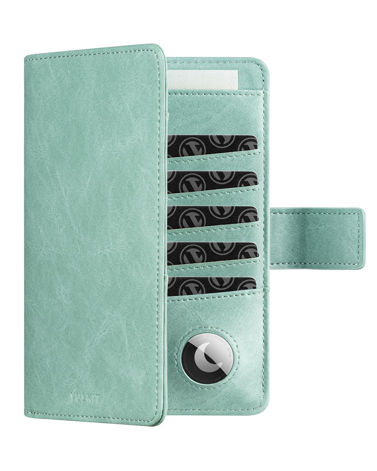 VULKIT Reisepasshülle RFID Blocker mit Airtag-Halter Ausweis