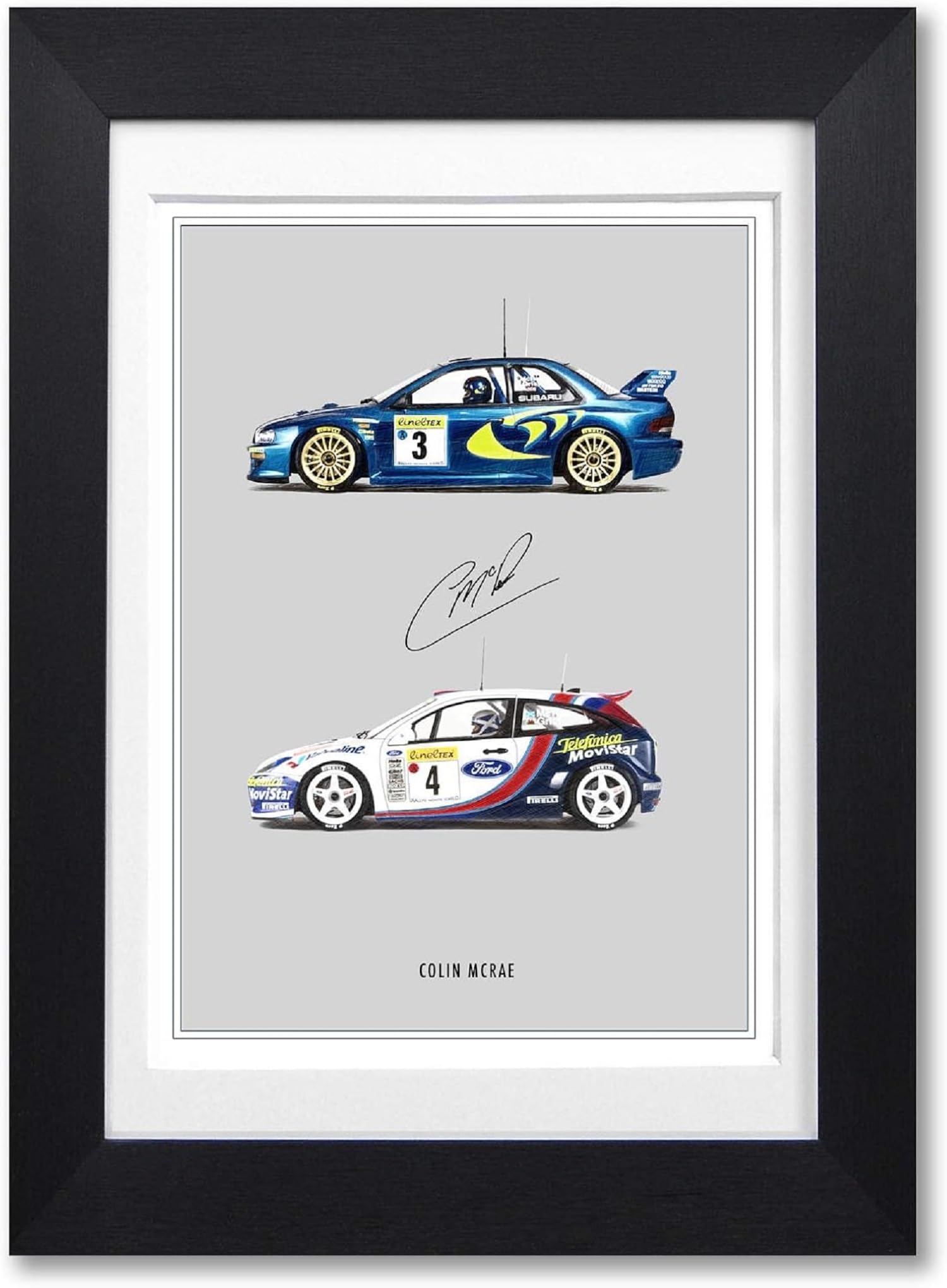 Colin McRae Sticker Colin McRae Memorial Tribute Decal - \, image size:1500x2039