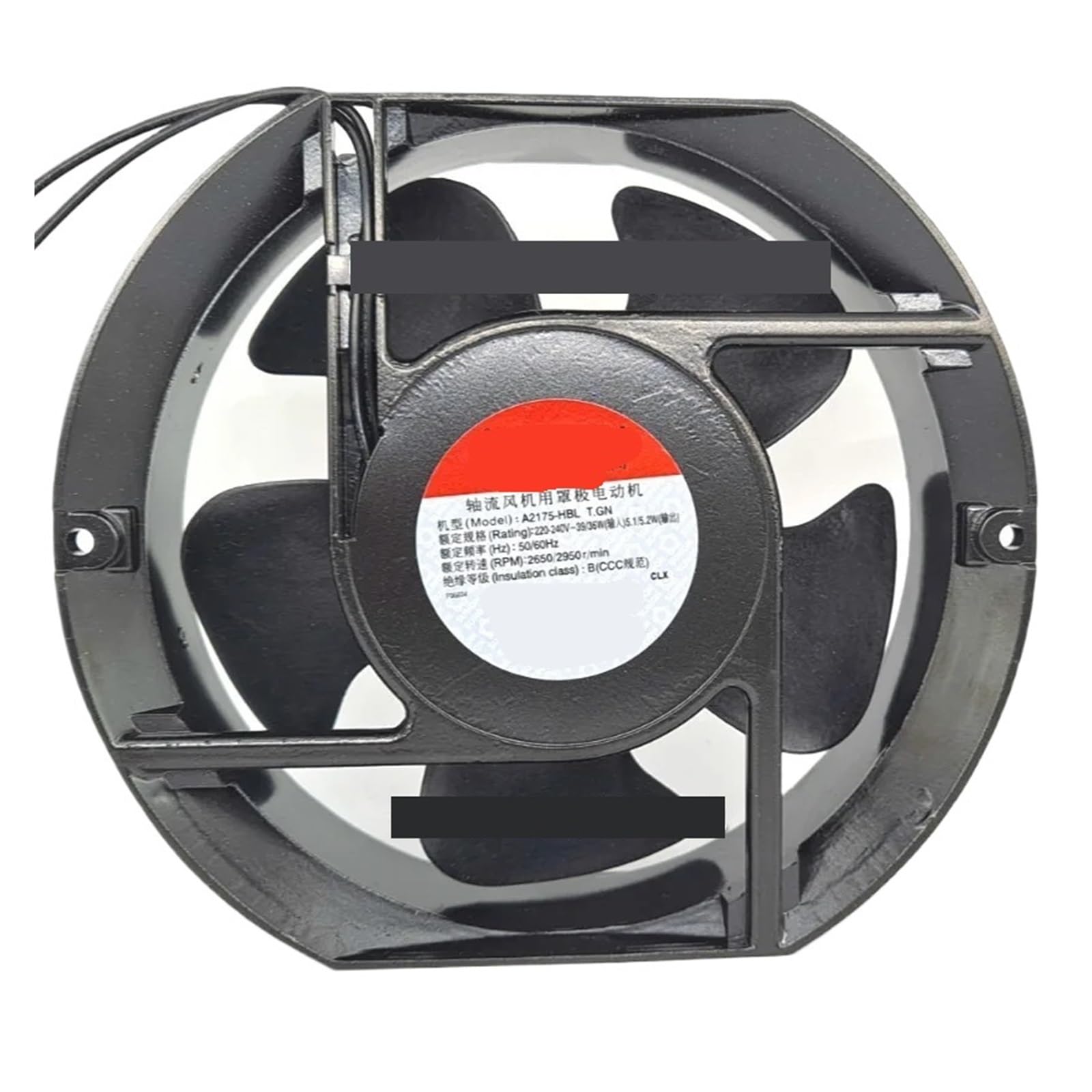 UITGVDQAT A2175-HBL T.GN AC 220V 39W 171x151x51mm 2-Wire Server Cooling Fan