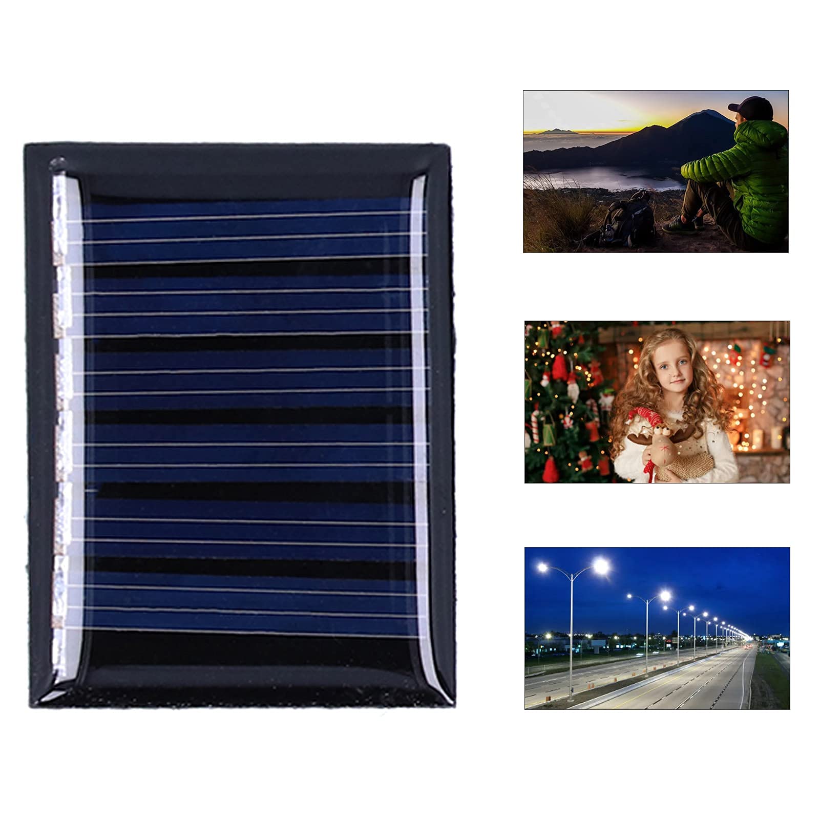 4 Stück Mini Solarpanel, 40 X 30 Mm, 0,15 W, 3 V, Polysilizium Solarmodul, Flexible Solarmodule Solarzellen Ladegerät Solarzellen Für Sonnenenergie Heimwerken DIY Wissenschaft Projekte