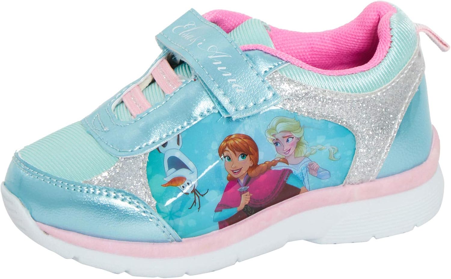 Disney Girls Frozen Glitter Trainers Blue 10 UK Child Amazon.co.uk