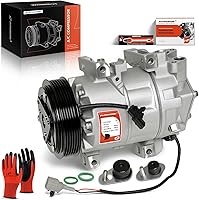 A-Premium VCS-14EC AC Compressor w/Clutch for Nissan Altima 2.5L 2007-2018 & Rogue 2.5L 2014-2020 - PAG46 Prefilled, 6-Groove Pulley