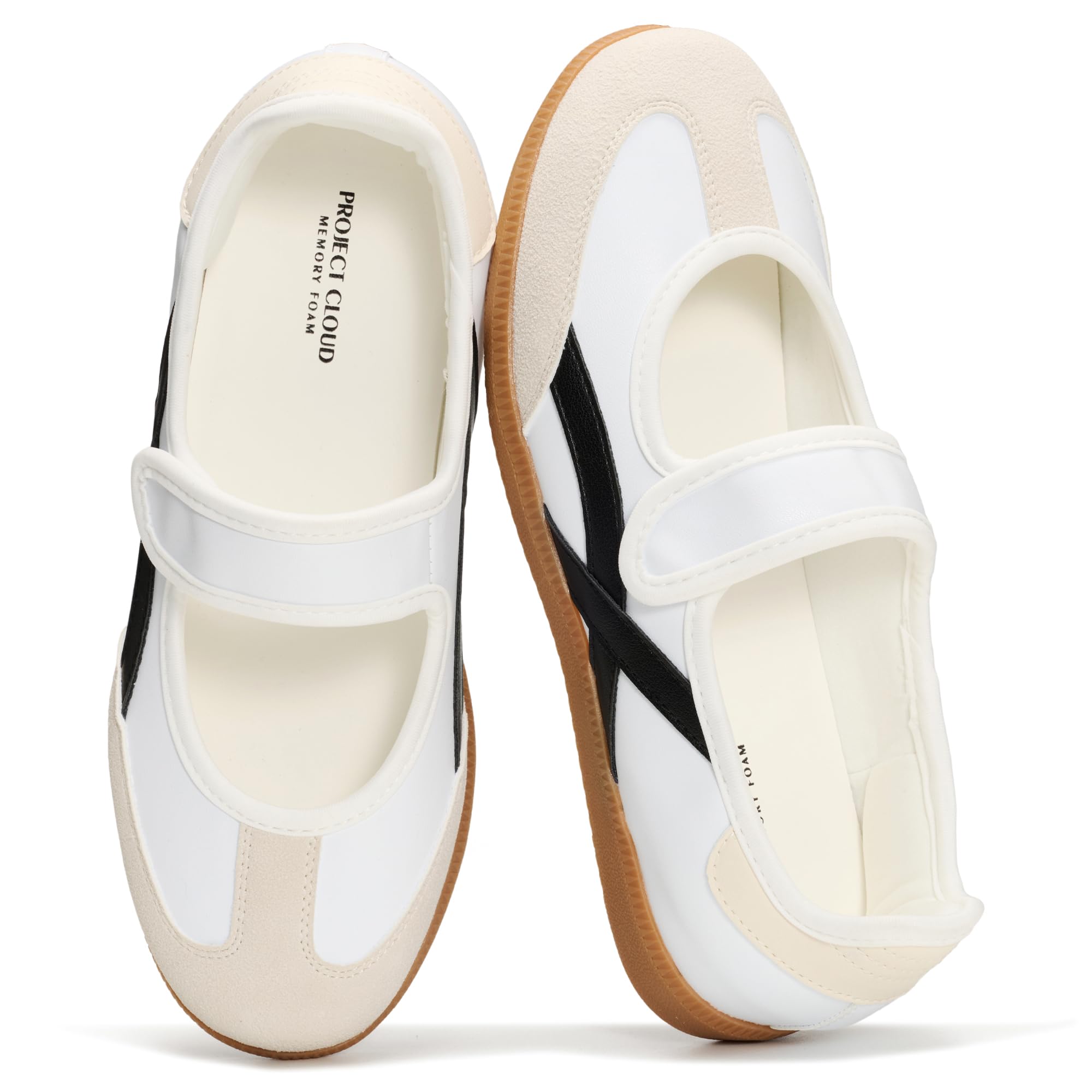 Project Cloud Comfortable Womens Shoes - Casual Trendy Mary Jane Shoes Women with Memory Foam - Lightweight & Non-Slip Fashion Sneakers for Women 2026 (Spring)