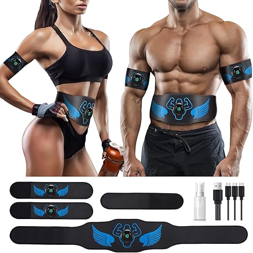 Miniatura 1 de LOVEKA Equipo de entrenamiento de máquina muscular, cinturón de tonificación abdominal para entrenamiento de fitness para abdomenbrazopierna