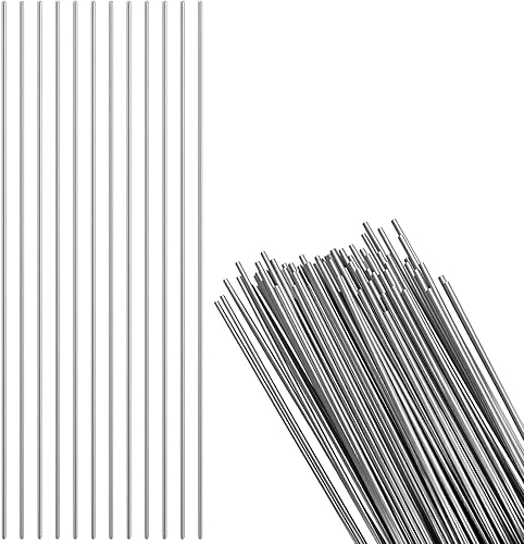 30 varillas de soldadura de aluminio, varillas de soldadura de fusión fácil de baja temperatura, 232 x 13 pulgadas, sin fundente, alambre de