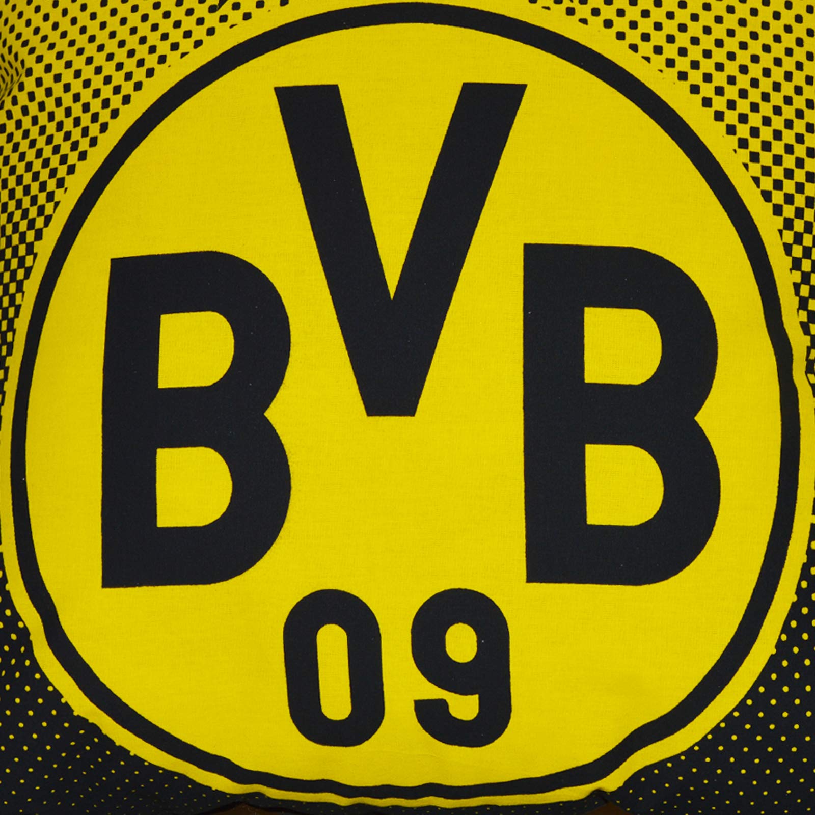 Cuscino Borussia Dortmund – 40x40 Cm – 100% Cotone Con Logo E Scritta – Morbido E Accogliente