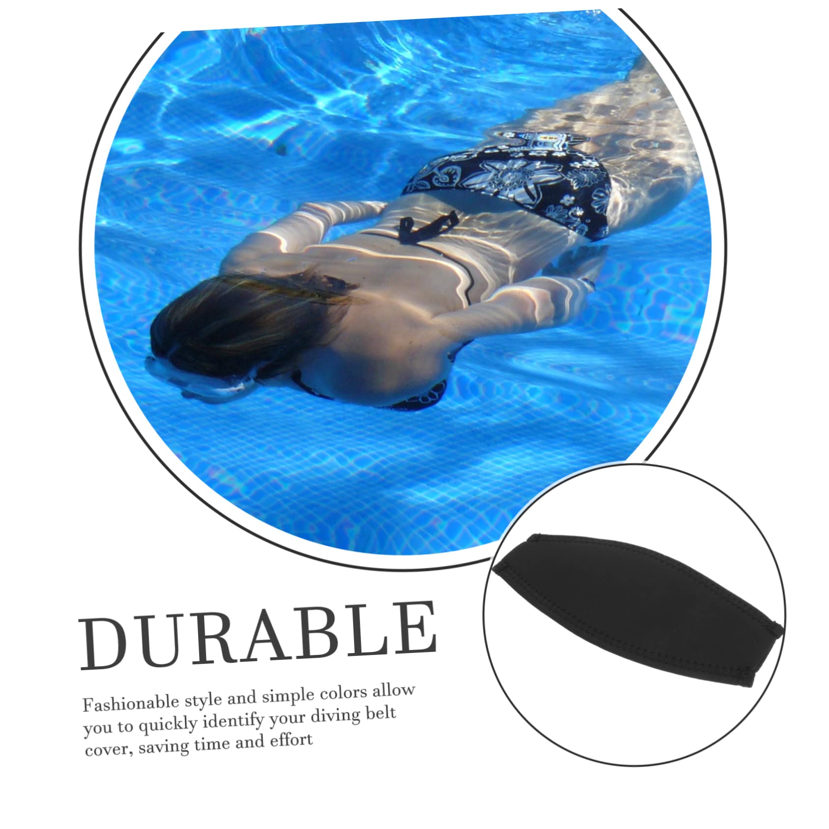 CLISPEED 5pcs Cinghie per Occhiali Subacquei: Maschera Subacquea Fascia per Maschera per Immersione Strumenti di Flessione Cinghia per Copertura Maschera Nuoto
