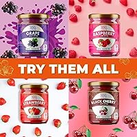 Vista 6 de ChocZero Keto Blueberry Fruit Spread, sin azúcar añadida, bajo en carbohidratos, mermelada 100% natural, endulzada con fruta de monje