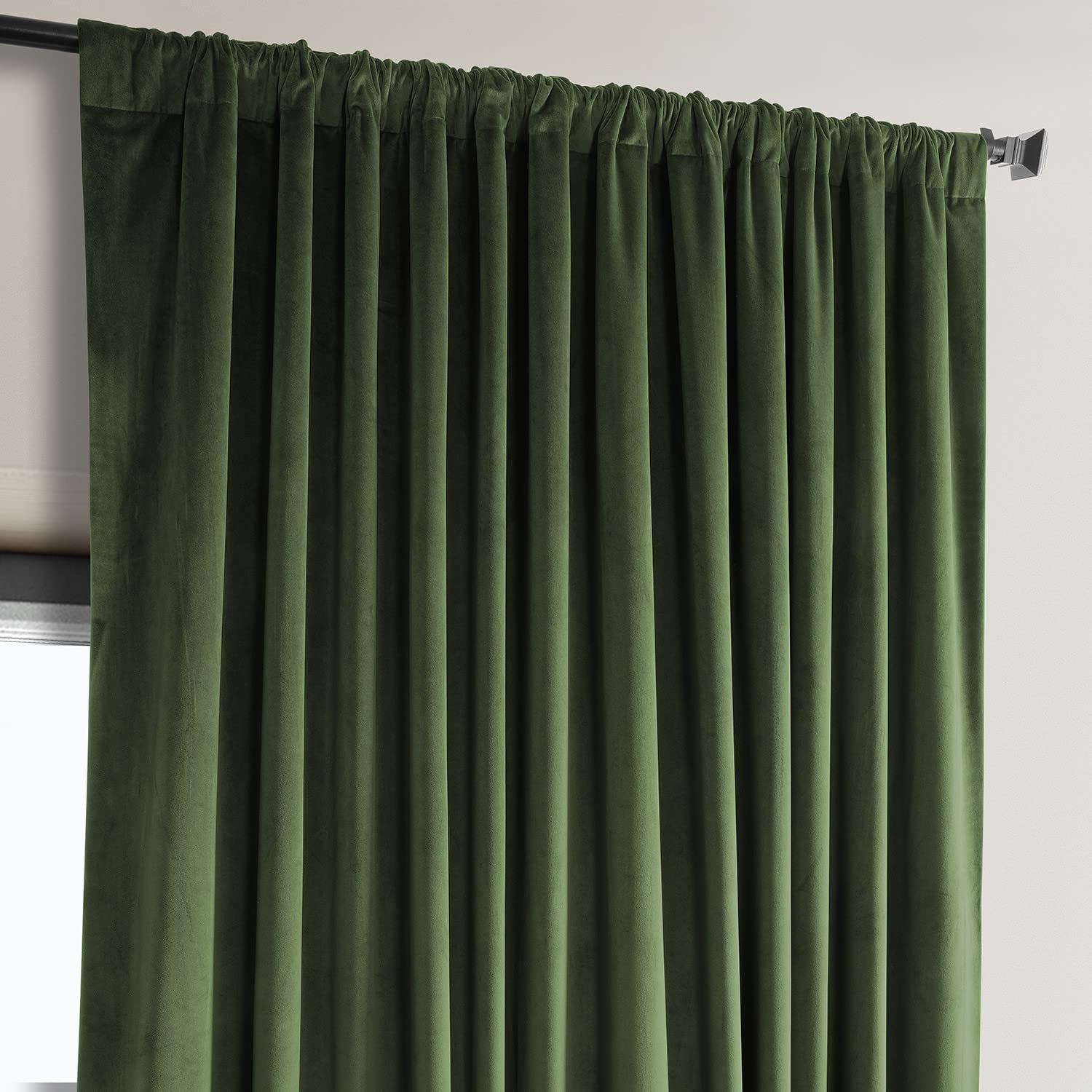 HPD Half Price Drapes Heritage Plush Velvet Curtains 108 Inches Long Room Darkening Curtains for Bedroom & Living Room 100W x 108L - Image 4