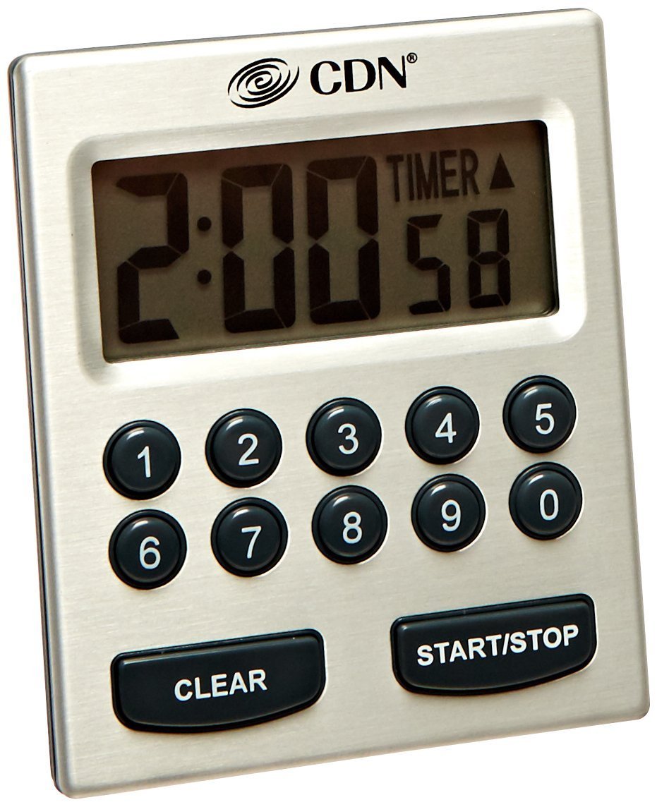 CDN TM30 Direct Entry 2-Alarm Timer-Alarm Sounds or Vibrates - 2 count