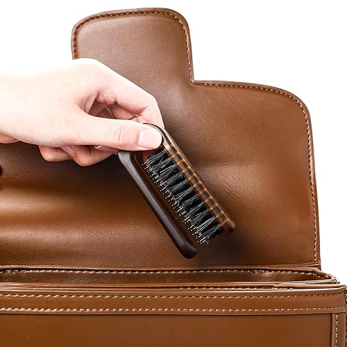 Miniatura 5 de Cepillo de pelo de viaje, cepillo plegable, cepillo plegable de cerdas de jabalí, cepillo portátil de bolsillo con cerdas de jabalí, cepillo de pelo