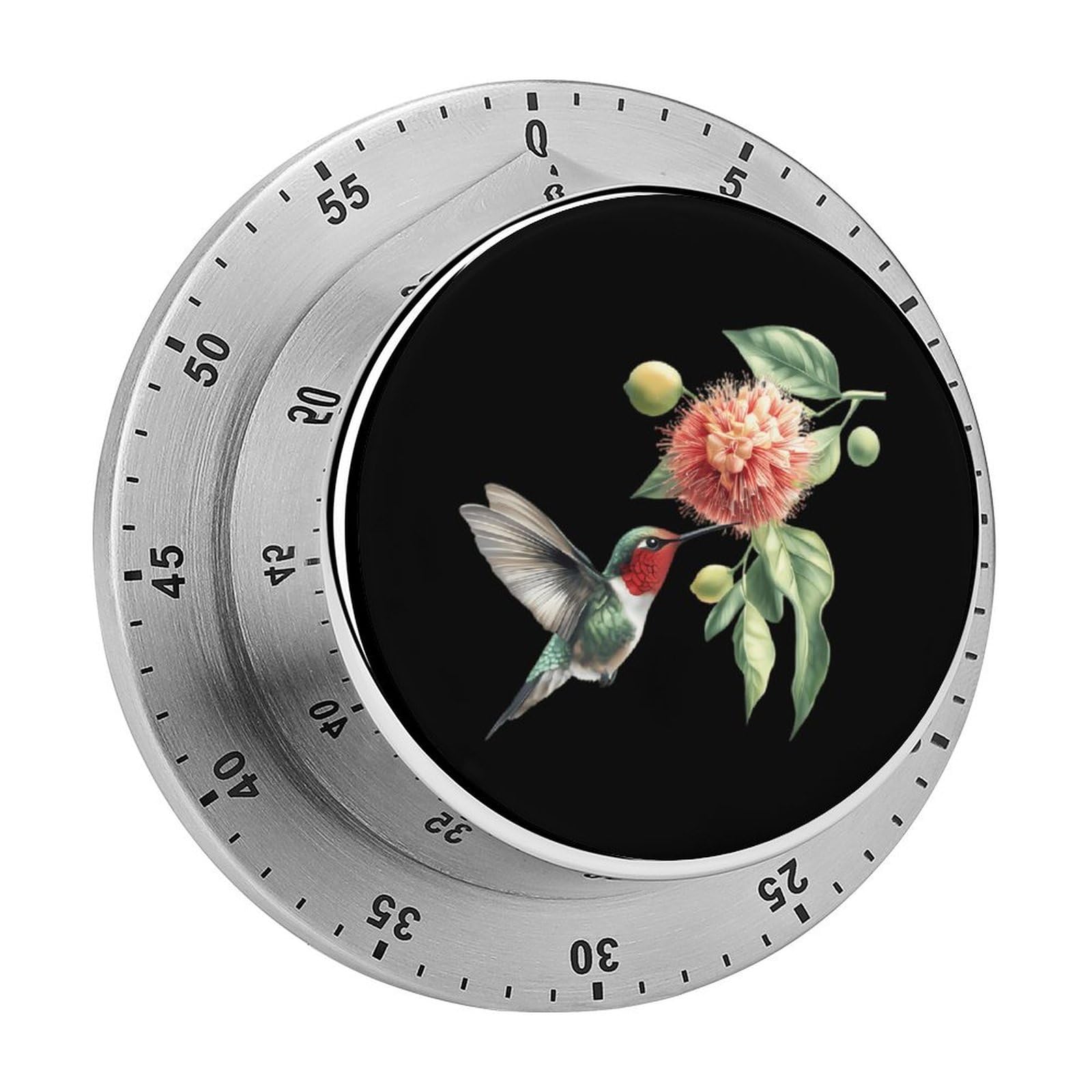 Hummingbird Funny Timer 60 Minute Countdown Timer Mechanical Time Management Tool for Kitchen Work