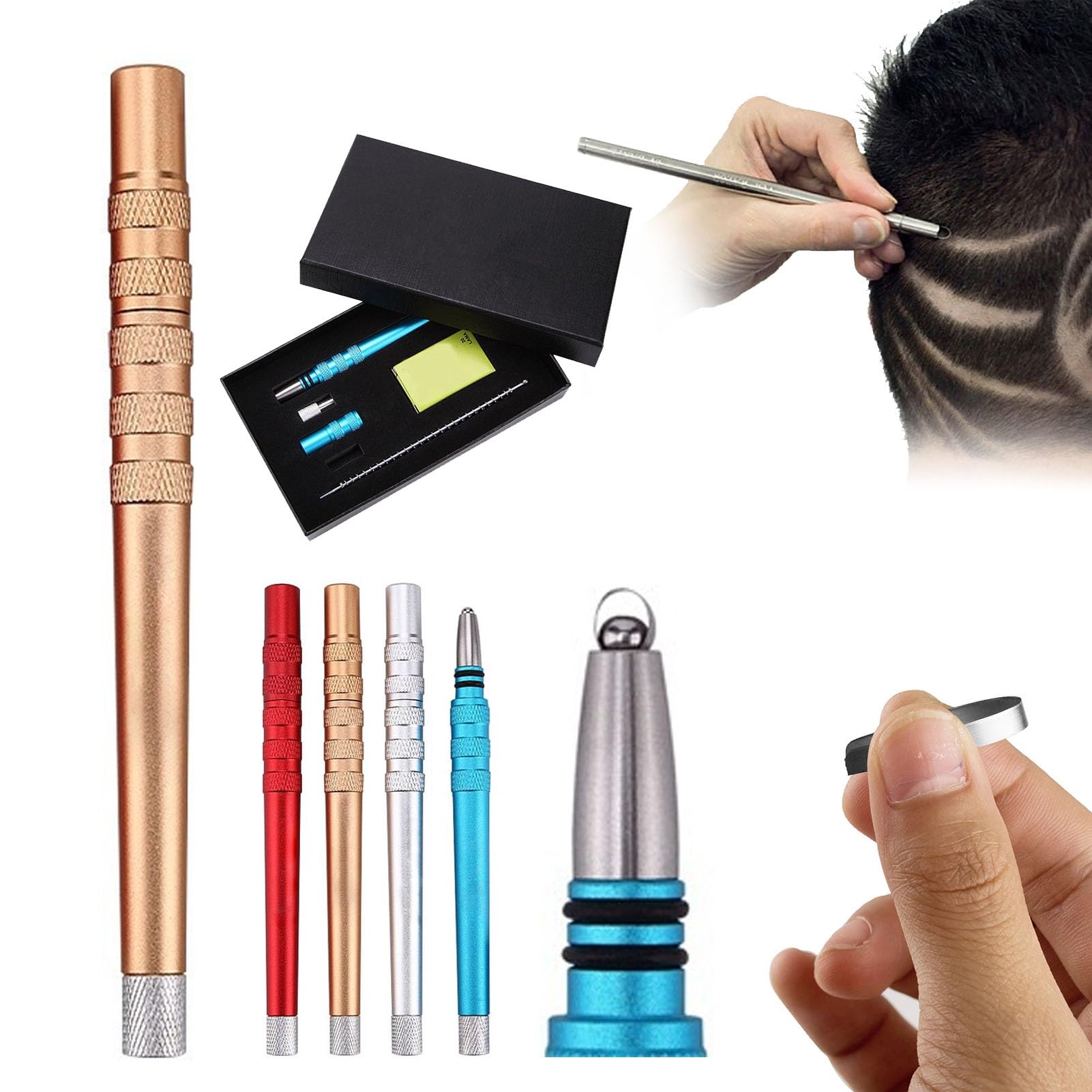 Amazon.com: Hair Carving Pen, Hair Engraving Pen, Stainless Steel