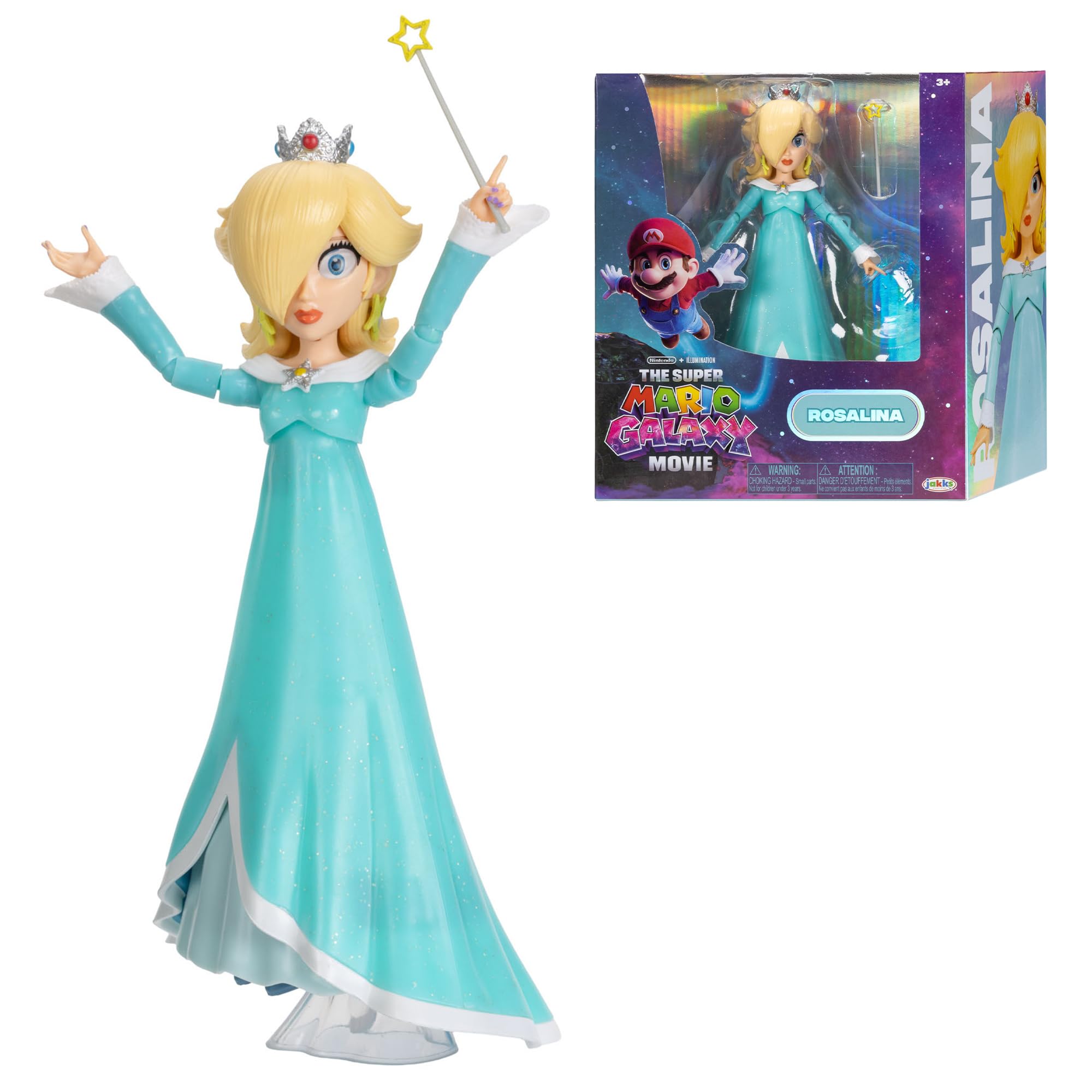 Super Mario Galaxy Movie Rosalina 13cm Figure